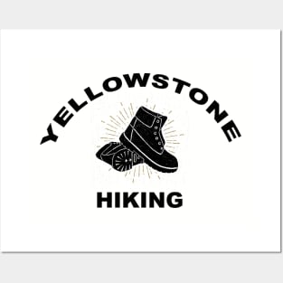 Yellowstone Hiking Posters and Art